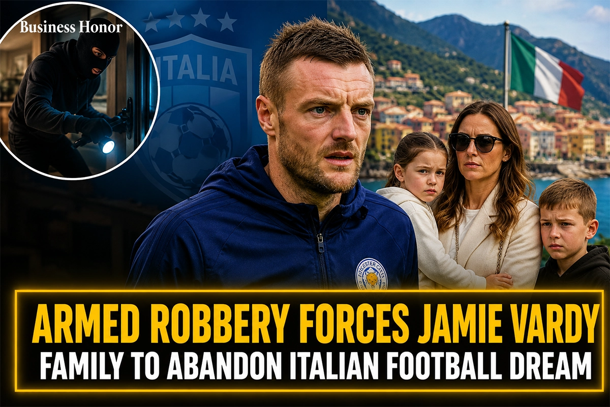  Armed Robbery Forces Jamie Vardy Family to Abandon Italian Football Dream 